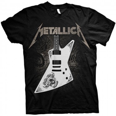 Metallica Unisex Tee: Papa Het Guitar (Large) - T-shirt (Large)