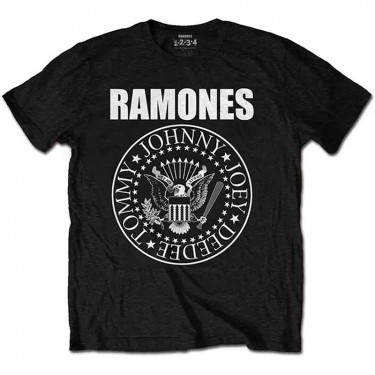 Ramones Unisex T-Shirt: Presidential Seal (Large)