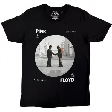 Pink Floyd Unisex T-Shirt: Man on Fire (Black) (Medium)