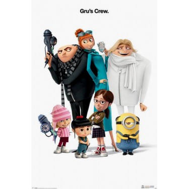 plakát 3136 - DESPICABLE ME 3 - GRU'S CREW - 61 X 91,5 CM