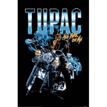 plakát 216 - Tupac Shakur - All Eyez Motorcycle - 61 X 91,5 CM