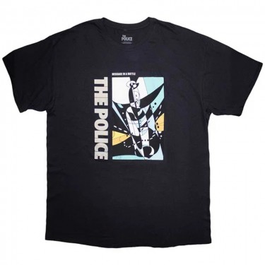 The Police Unisex T-Shirt: Message in a Bottle - Blue