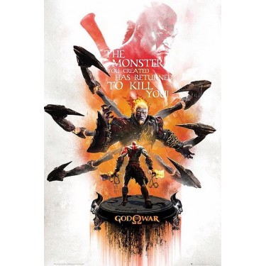 plakát 3516 - GOD OF WAR - KEY ART 3 - 61 X 91,5 CM