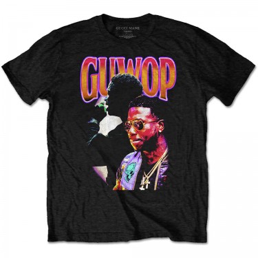 Gucci Mane (GUWOP) Unisex T-Shirt: Gucci Collage - Black