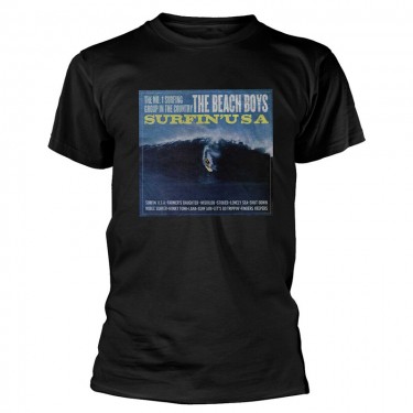 The Beach Boys Unisex T-Shirt: Surfin' USA - Black