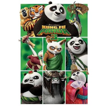 plakát 3336 - KUNG FU PANDA 3 - CHARACTERS - 61 X 91,5 CM