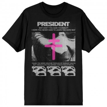 President Unisex T-Shirt: Conclave (Black) (Large)