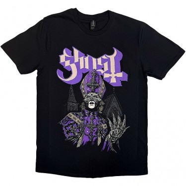 Ghost Unisex T-Shirt: The Tall Man V (Black) (Medium)