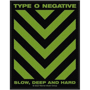 Type O Negative Standard Patch: Slow, Deep & Hard