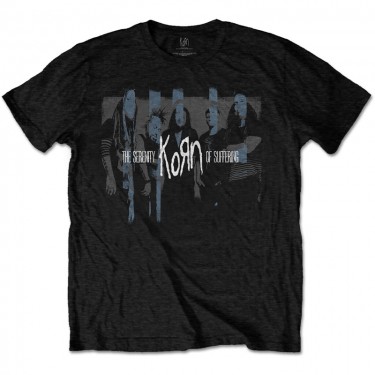 Korn Unisex T-Shirt: Block Photo (Large)