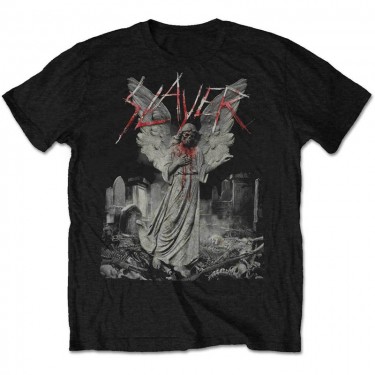Slayer Unisex T-Shirt: Gravestone Walks (Small)