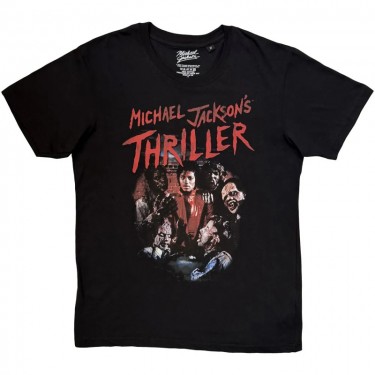 Michael Jackson Unisex T-Shirt: Thriller Zombies (Black) (2X-Large)