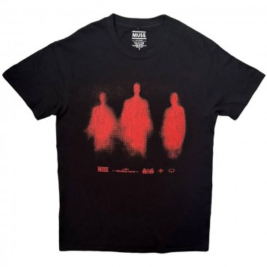 Muse Unisex T-Shirt: The Wow Signal Shadows (Black) (Medium)