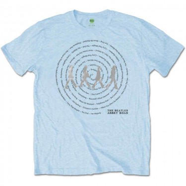 The Beatles - Abbey Road Songs Swirl - T-shirt (Large)