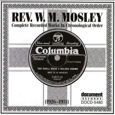REV. MOSLEY W.M. - 1926-1931