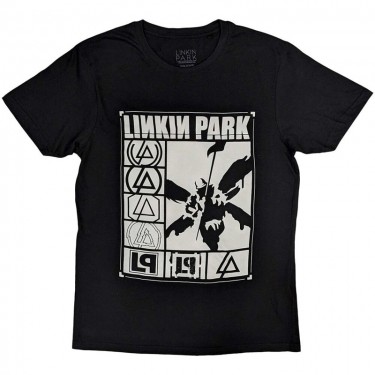 Linkin Park Unisex T-Shirt: Logos Rectangle (Medium)