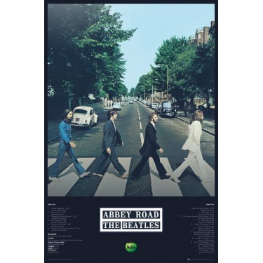 plakát 111 - Beatles - Abbey Road Tracks - 61 X 91,5 CM