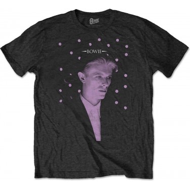 David Bowie Unisex T-Shirt: Dots - Black