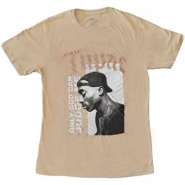 Tupac Unisex T-Shirt: Only God Can Judge Me (Large)