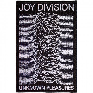 Joy Division Woven Patch: Unknown Pleasures (Standard)