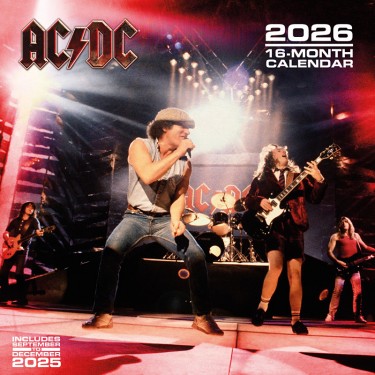 AC/DC - KALENDÁŘ 2026 (2) 30x30 cm