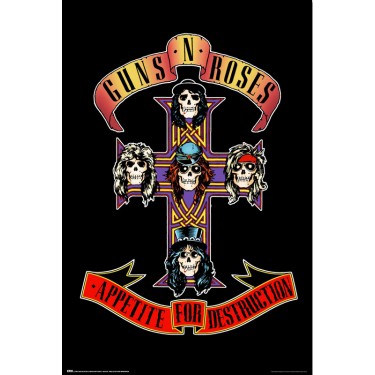 plakát 1070 - Guns N Roses - Appetite for Destruction (LP0948) - 61 x 91,5 cm