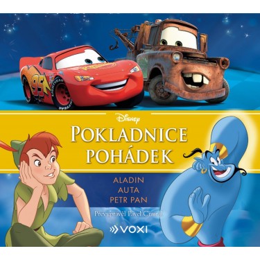 Pokladnice pohádek - Aladin, Auta, Petr Pan