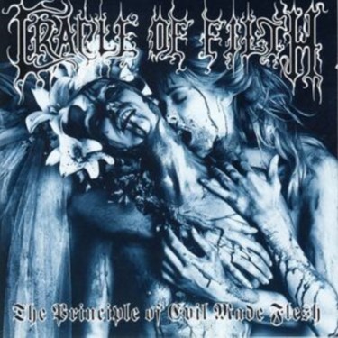 CRADLE OF FILTH - THE PRINCIPLE OF EVIL MADE FLASH - COLORED AQUA BLUE/BLACK