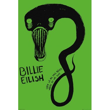 plakát 124 - Billie Eilish - Ghoul - 61 X 91,5 CM