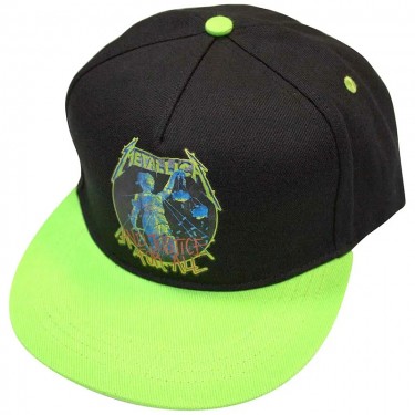 Metallica Unisex Snapback Cap: And Justice For All