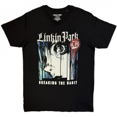 Linkin Park Unisex T-Shirt: Face (Black) (Large)