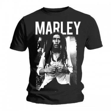 Marley Bob - Black & White - T-shirt (Medium)
