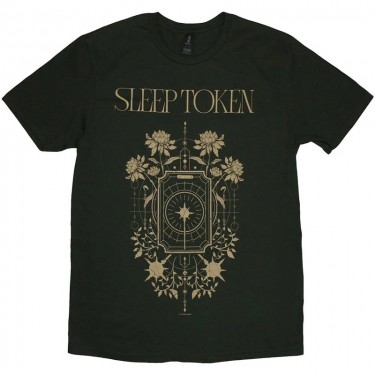 Sleep Token Unisex T-Shirt: Caramel (Green) (Large)