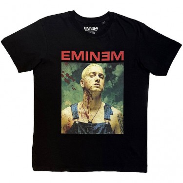 Eminem Unisex T-Shirt: Bloody (Black) (Small)
