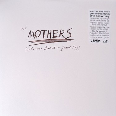 ZAPPA FRANK - THE MOTHERS LIVE AT FILLMORE EAST - JUNE 1971