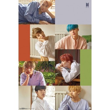 plakát 143 - BTS - Group Collage - 61 X 91,5 CM
