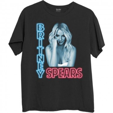 Britney Spears Unisex T-Shirt: Neon Light (Medium)