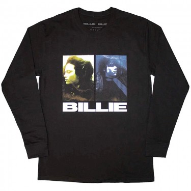 Billie Eilish Unisex Long Sleeve T-Shirt: Underwater (Black) (Medium)