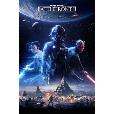 plakát 3249 - STAR WARS BATTLEFRONT 2 - GAME COVER - 61 X 91,5 CM