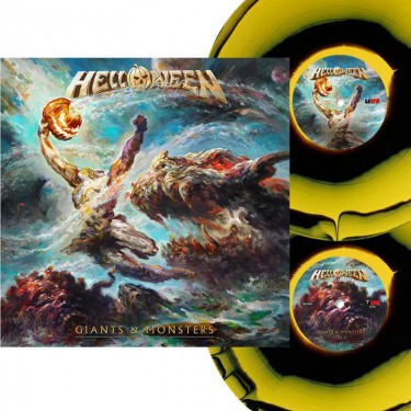 HELLOWEEN - GIANTS & MONSTERS (BLACK YELLOW COLOURED)