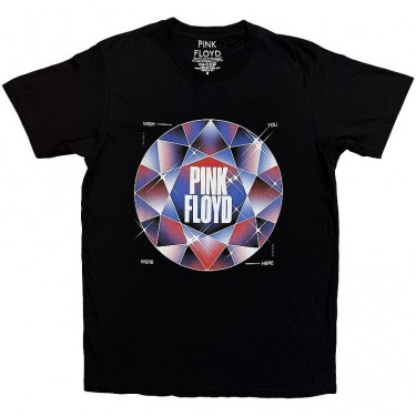 Pink Floyd Unisex T-Shirt: Diamonds (Black) (Large)