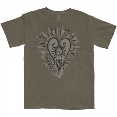 Gojira Unisex T-Shirt: Fortitude Heart - Grey