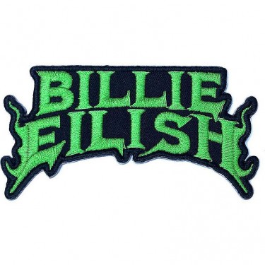 Billie Eilish Standard Patch: Flame Green (Green) Billie Eilish Standard Patch: Flame Green (Green)